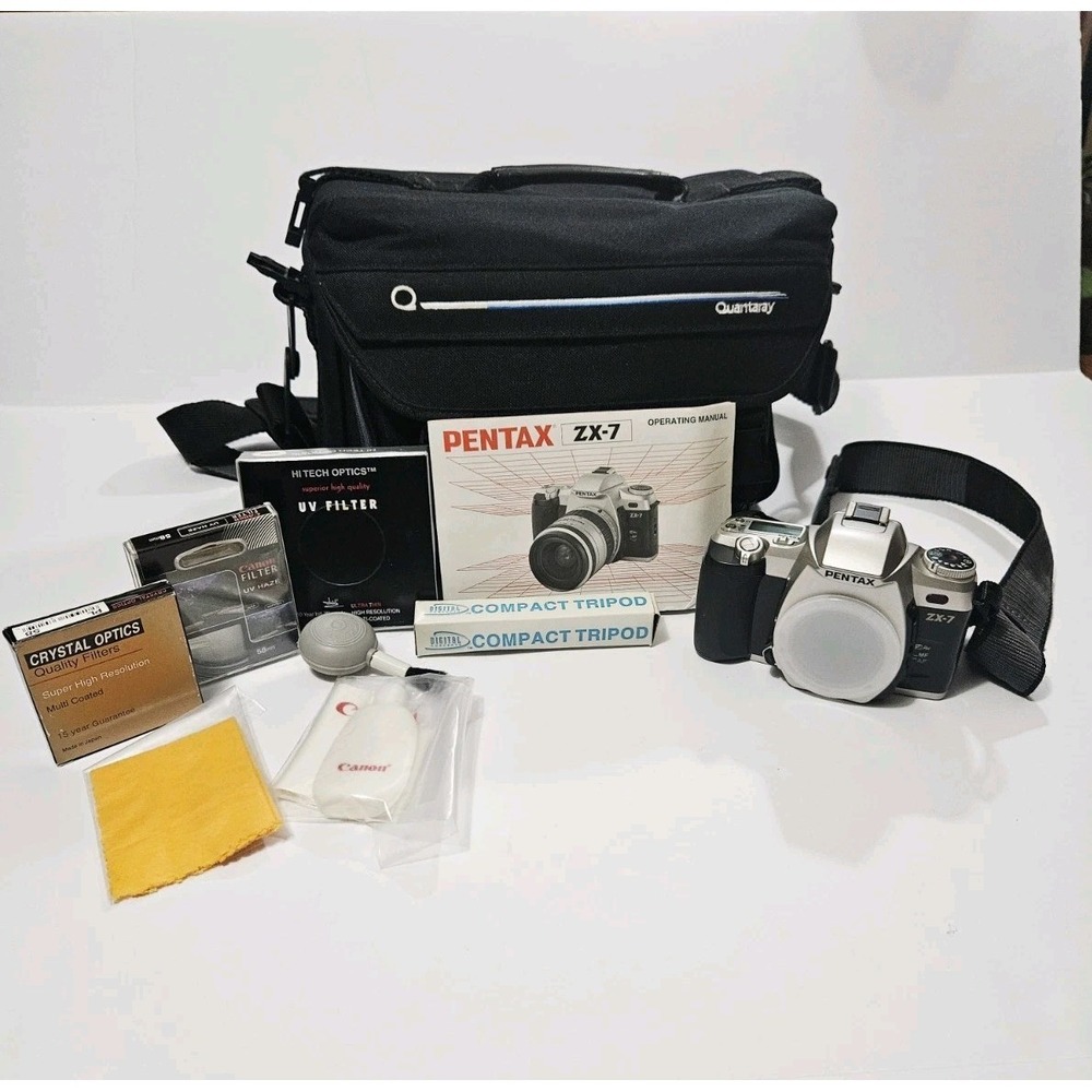 Pentax‎ ZX-7 Camera With Accessories Case